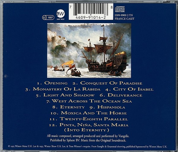 Vangelis – 1492 Soundtrack - CD - Görsel 2