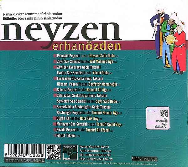 Erhan Özden - Neyzen - CD - Görsel 2